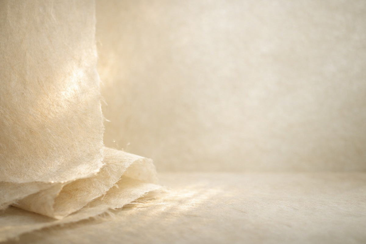 和紙の灯りのある空間